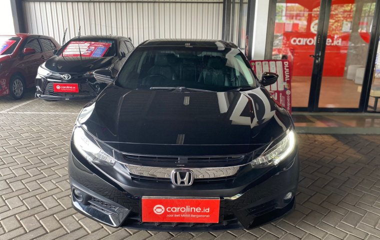 Honda Civic Turbo E CVT AT 2016 Hitam - Dokumen Lengkap - Pajak Aman