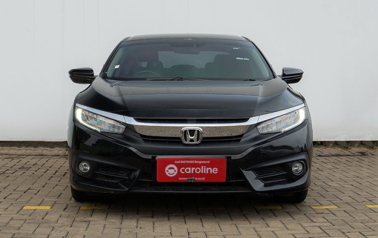 Honda Civic Turbo E CVT AT 2016 Hitam - Dokumen Lengkap - Pajak Aman