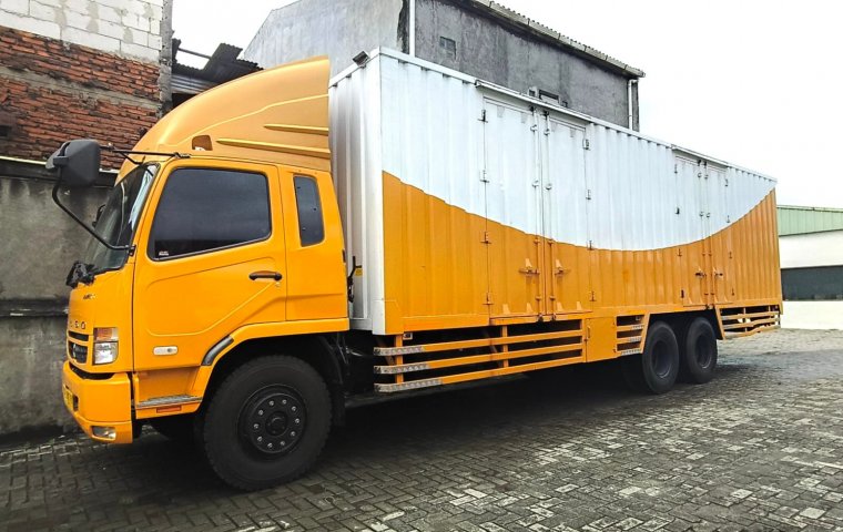 MULUS+banBARU MURAH Mitsubishi Fuso tronton 6x2 long box besi 2023 bok