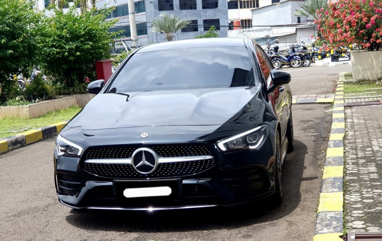 Mercedes-Benz CLA 200 AMG Line 2020 hitam km 18 ribuan cash kredit proses bisa dibantu