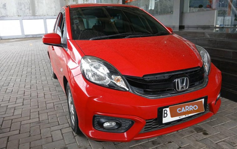 Honda Brio Satya E CVT 2018 Merah - DP MULAI 7 JUTA