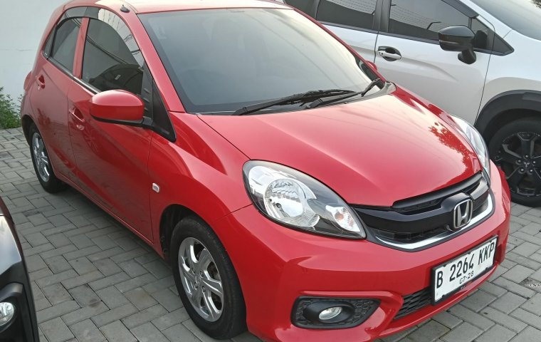 JUAL Honda Brio Satya E CVT 2018 Merah