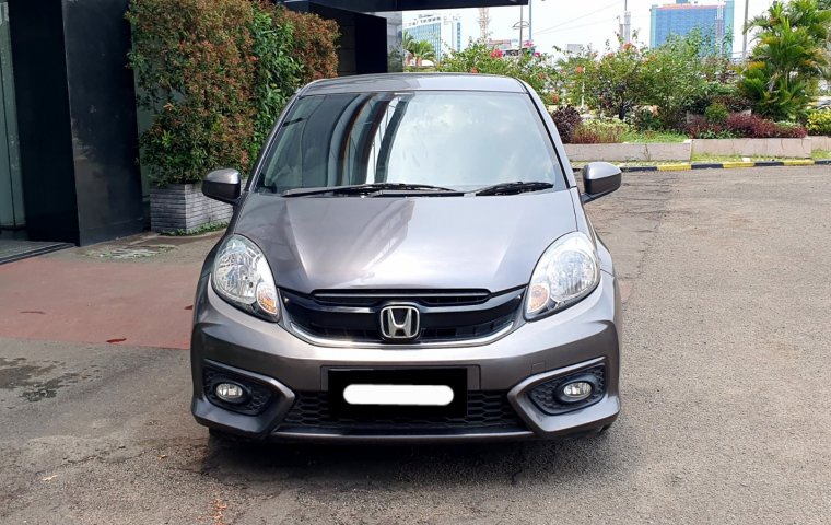 Honda Brio E CVT 2018 matic abu km 42 ribuan
