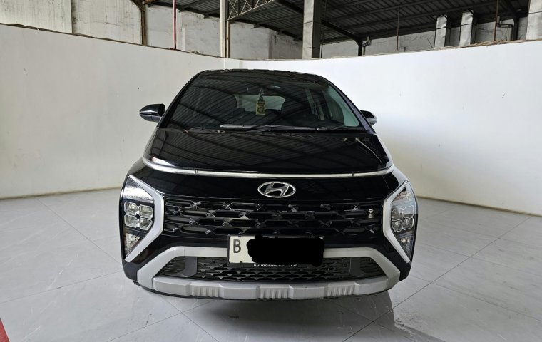 Hyundai Stargazer Prime AT ( Matic ) 2023 Hitam Km low 20rban Good Condition Siap Pakai