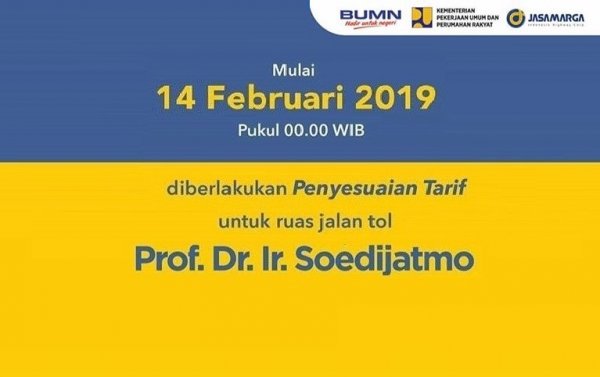 Berlaku Mulai 14 Februari, Berikut Besaran Tarif Tol Bandara Soetta