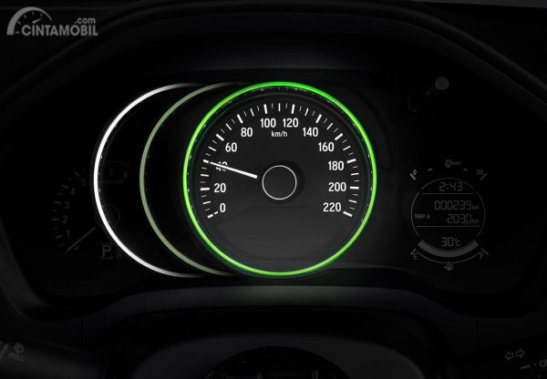 Gambar menunjukkan fitur ECO Indicator di Honda HR-V 2019