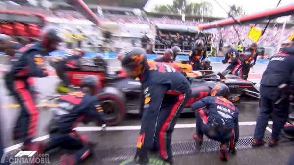 Hanya 1.88 Detik! Red Bull Racing Pecahkan Rekor Pitstop Tercepat (Lagi)