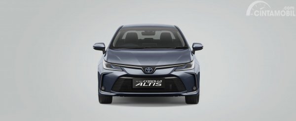 Gambar mobil baru Toyota Corolla Altis Hybrid 2019 tampak depan
