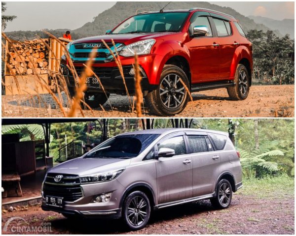 Komparasi SUV VS MPV: Isuzu Mu-X I-Series VS Toyota Venturer 2.4 Q M/T, Adu Mobil Keluarga Gagah Harga Rp450 jutaan
