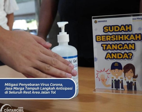 4 Cara Jasa Marga Mencegah Virus Corona di Rest Area Jalan Tol
