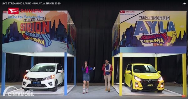 Daihatsu Luncurkan 2 Mobil Sekaligus, Daihatsu Ayla dan Sirion