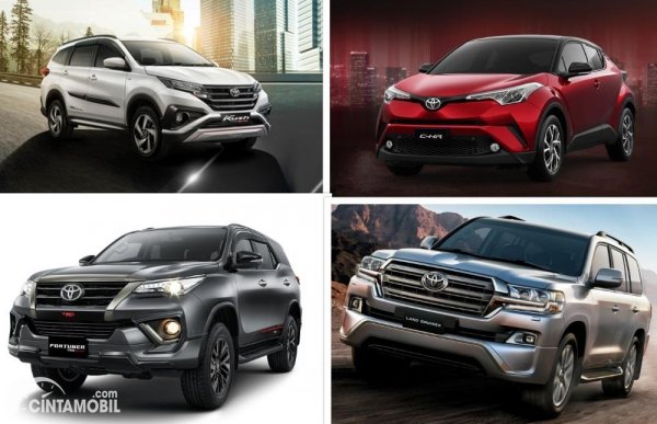 Harga SUV Toyota 2020: Dari Fortuner Hingga Toyota C-HR