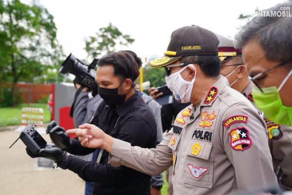 Operasi Keselamatan 2020, Polisi Pakai Drone untuk Deteksi Suhu Tubuh