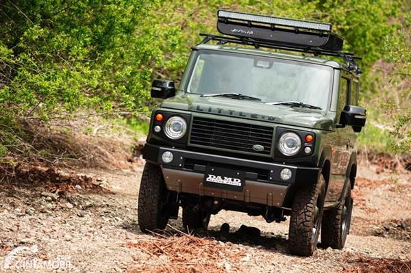 Modifikasi Suzuki Jimny Disulap Jadi Land Rover Defender