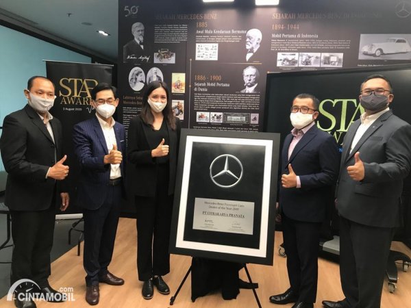 PT Citrakarya Pranata Dinobatkan Sebagai Mercedes-Benz Passenger Cars Dealer of the Year 2019
