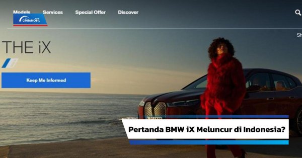 Wah, Sosok BMW iX Terpampang di Website BMW Indonesia