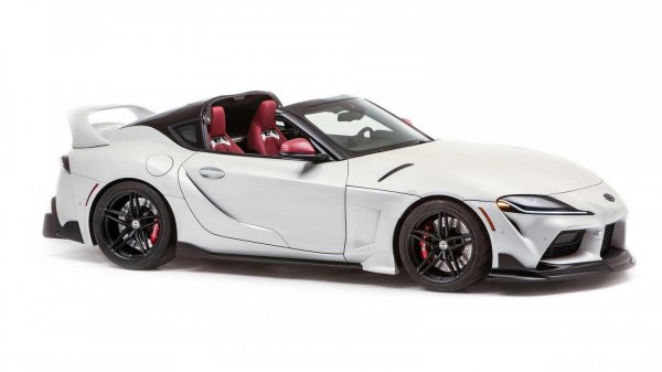 Terinspirasi Model Lawas, Toyota Pamer Modifikasi GR Supra Sport Top