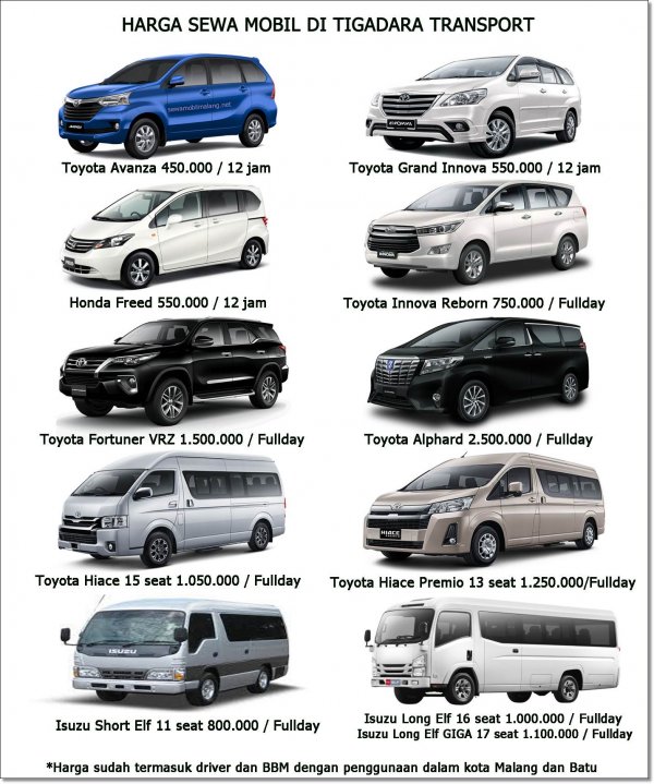 Foto Tarifn rental mobil