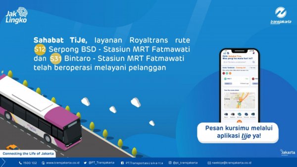 Transjakarta Operasikan Dua Rute Baru Royaltrans