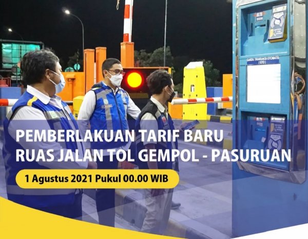 Tarif Baru Tol Gempol-Pasuruan, Termahal Hanya Rp 39 Ribu