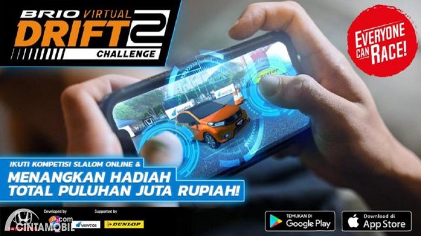 Honda Rilis Brio Virtual Drift Challenge 2, Total Hadiah Rp 75 Juta