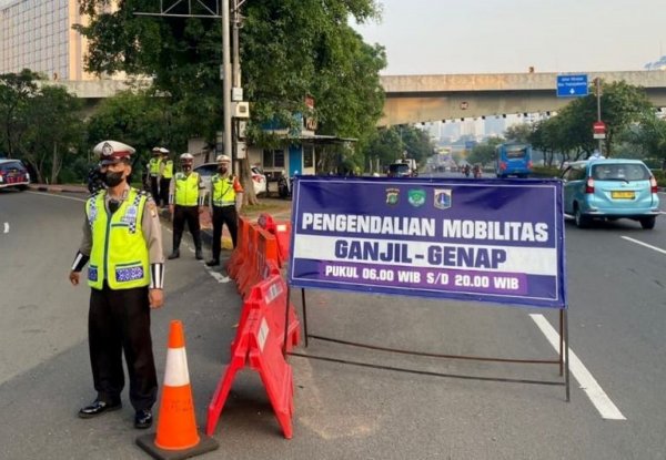 Ada Tilang Manual di 13 Lokasi Baru Ganjil Genap Minggu Depan