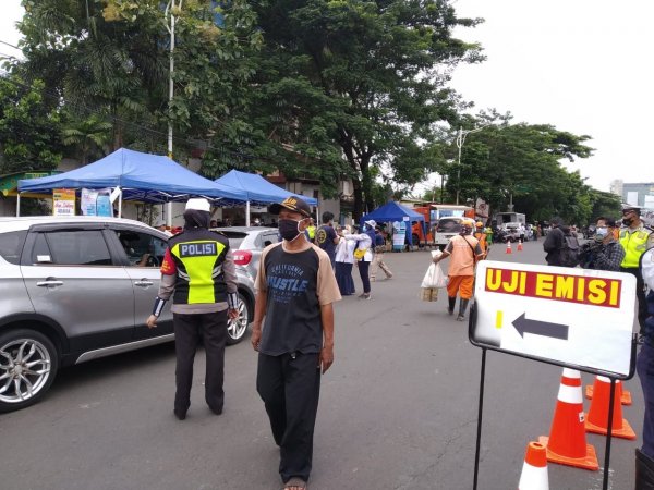 Sanksi Tilang Untuk Kendaraan Tak Lulus Uji Emisi Belum Berlaku
