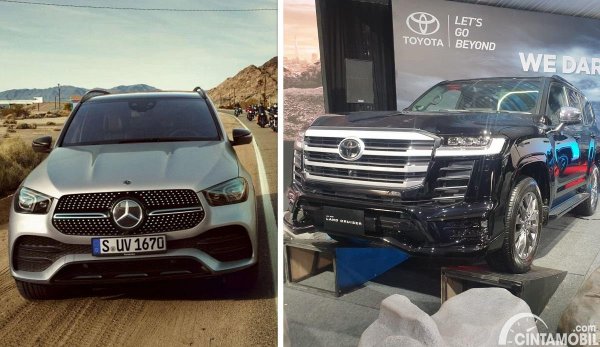 Mercedes-Benz GLE vs Land Cruiser 300 2022: Adu SUV 7-Seater Premium