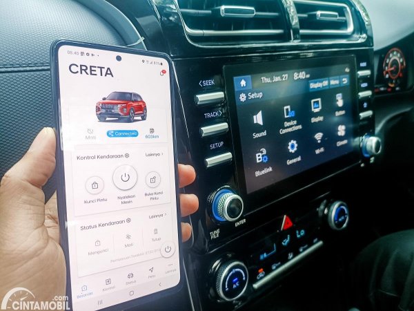 Uji Fitur Bluelink Hyundai Creta, Mudahnya Mengontrol Mobil dari Jauh