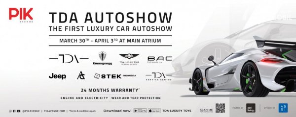 Pameran Luxury Car Pertama Indonesia di PIK Avenue, Catat Tanggalnya!