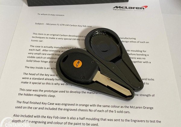 Ikut Lelang Kunci Mobil McLaren F1 Seharga DP Toyota Veloz? Cek Disini