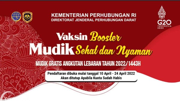 Ada Mudik Gratis dari Polri dan Kemenhub, Ini Syarat Daftarnya