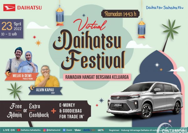 Jangan Terlewat! Virtual Daihatsu Festival Edisi Ramadan 1443H