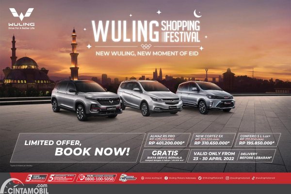 Promo Lebaran Wuling: Beli Mobil Wuling Diskon Sampai Rp 28 Juta