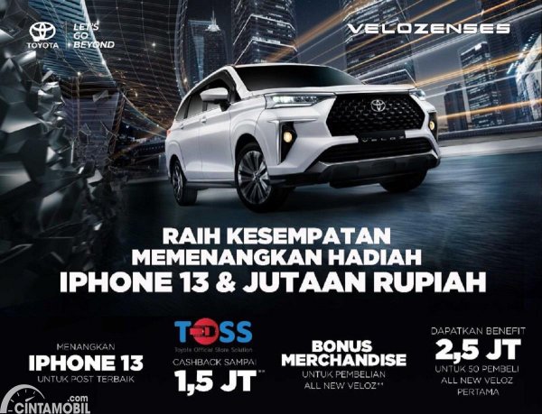 Promo Toyota Veloz Menanti di Velozenses Mall Kelapa Gading Weekend Ini