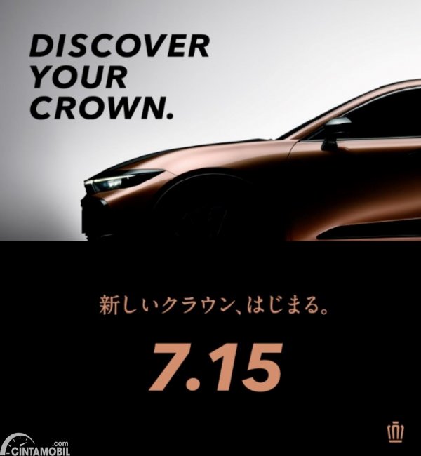 Toyota Luncurkan Mobil Baru Besok, Crown Cross?