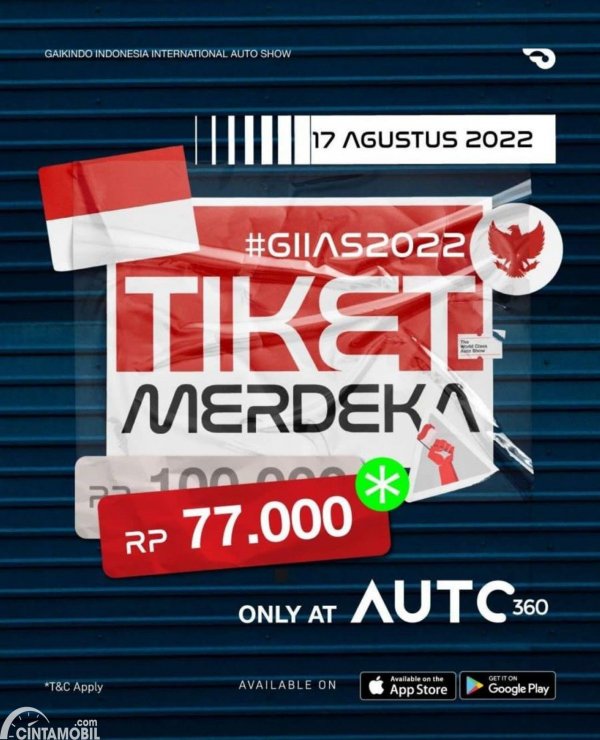 Spesial 17 Agustus, Tiket GIIAS 2022 Dibenderol Hanya Rp 77 Ribu