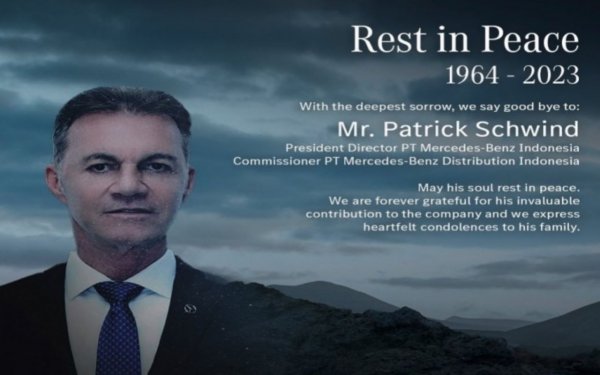 RIP Patrick Schwind, Presiden Direktur Mercedes-Benz Indonesia