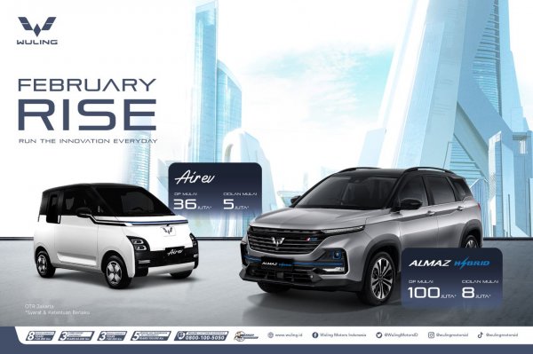 Saat Tepat Beli Mobil Wuling! Nikmati DP Ringan di Program Wuling February Rise