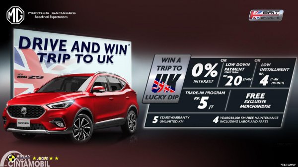 Promo Akhir Tahun MG, Raih Kesempatan Terbang ke Inggris